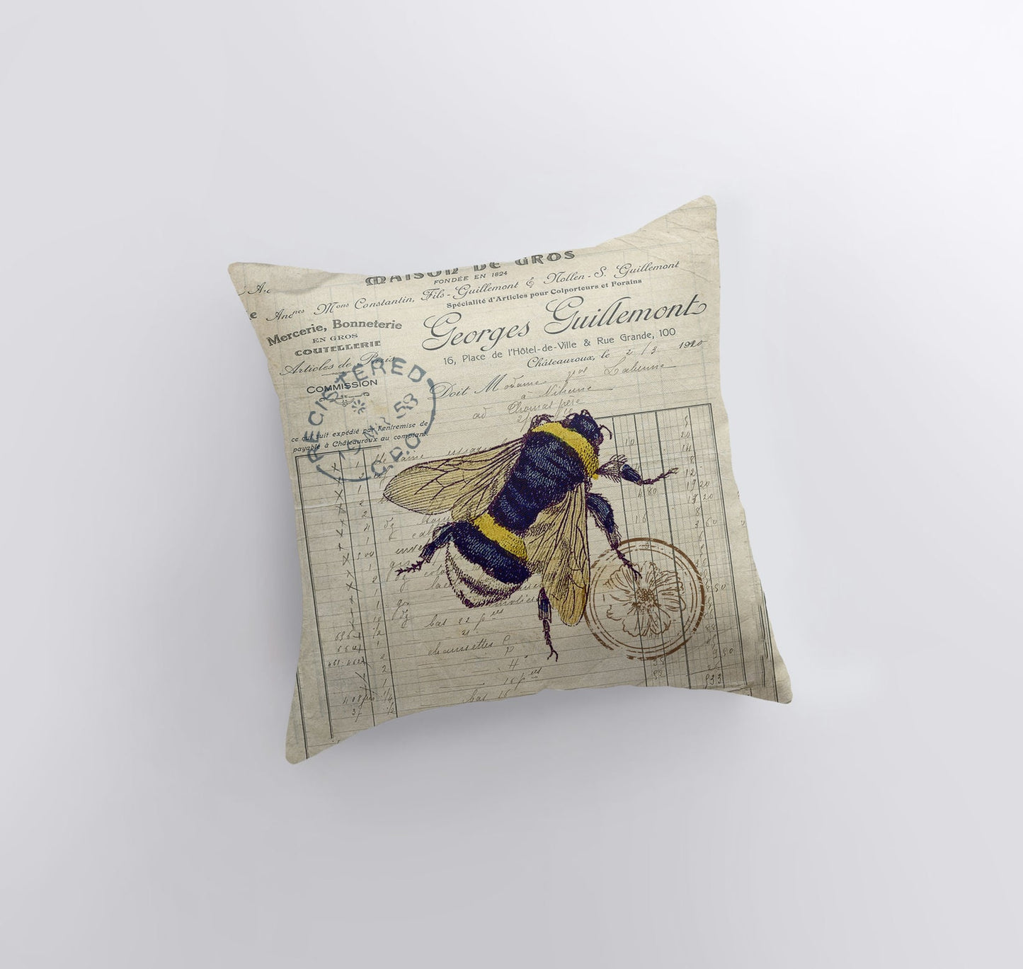 Bee | Honey Bee | Pillow Cover | Pillow | Farmhouse Decor | Home Décor