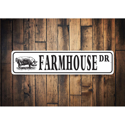 Farmhouse Street Sign