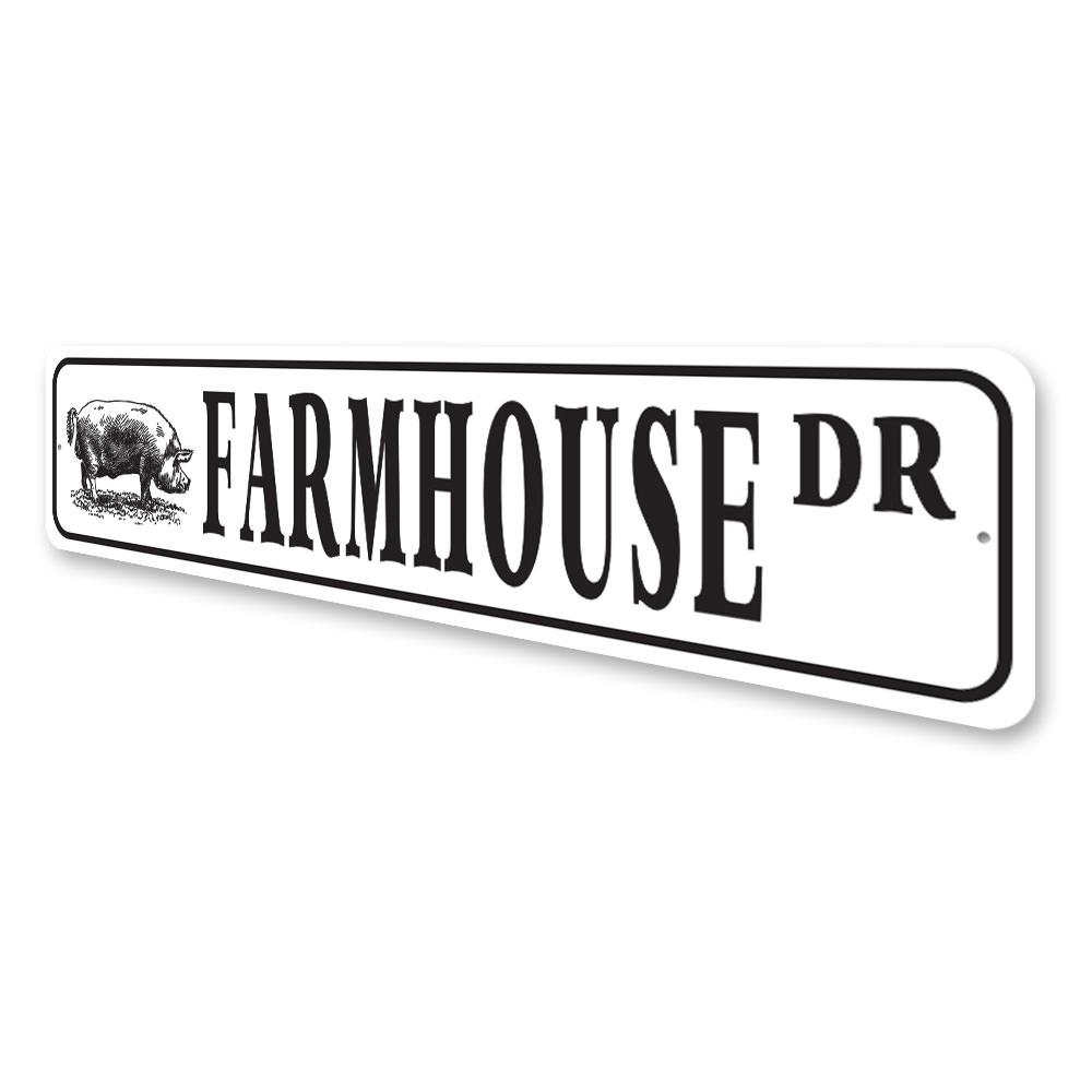 Farmhouse Street Sign